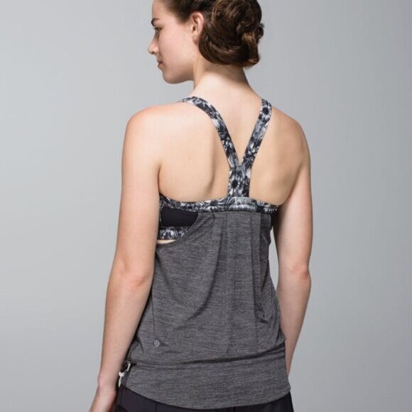 Lululemon Rest Less Tank Top Grey Size 8 - Picture 2 of 13
